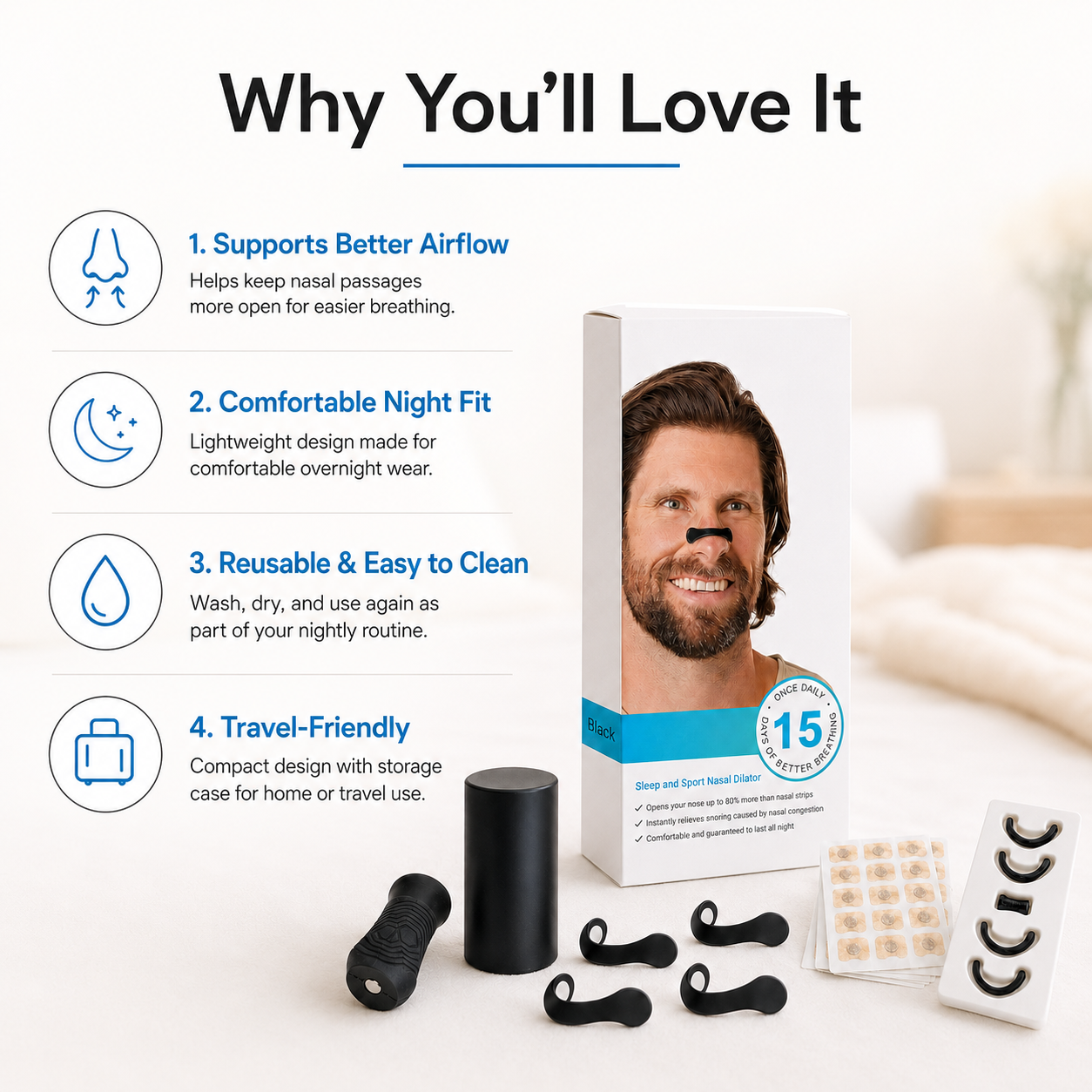 Magnetic Nose Clip