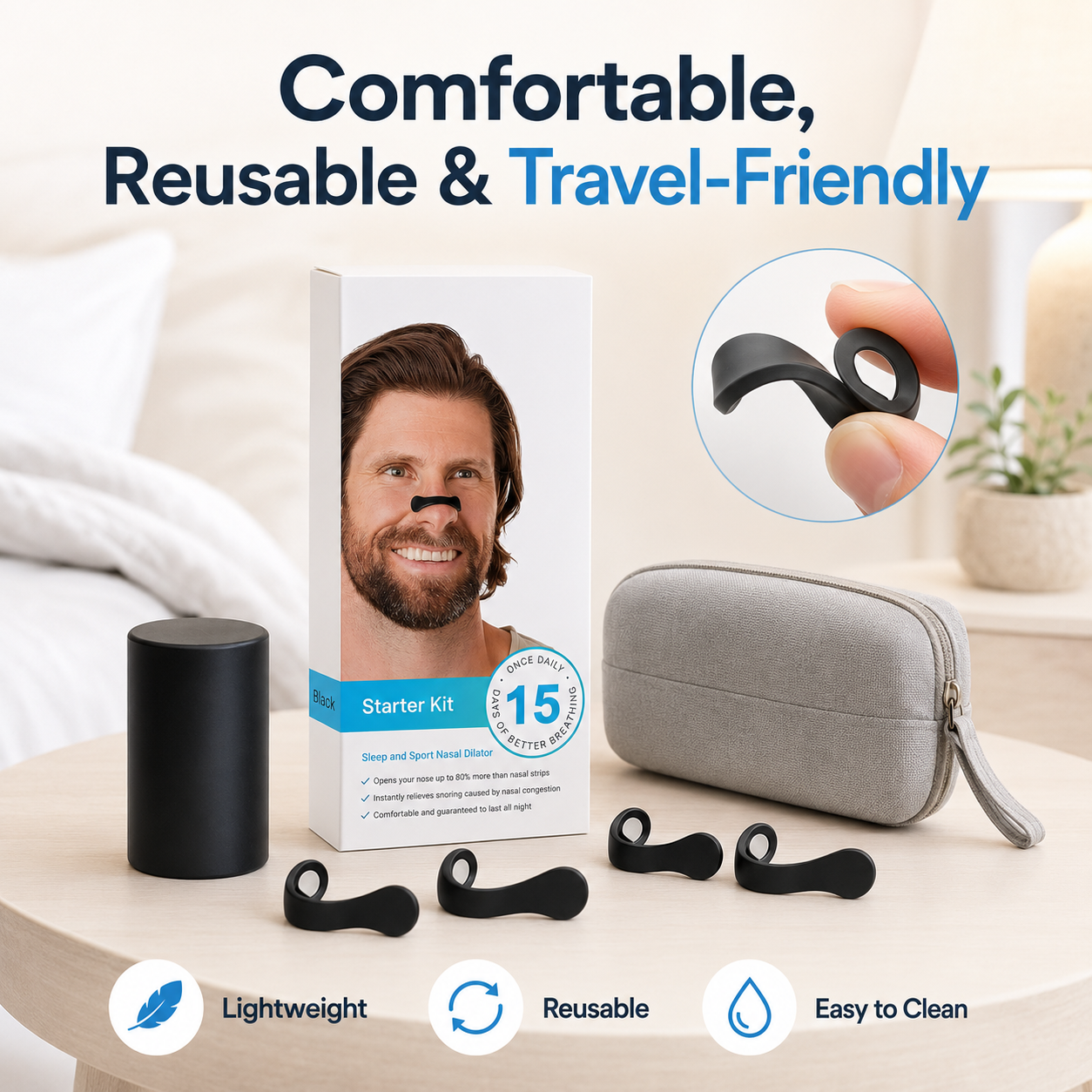 Magnetic Nose Clip