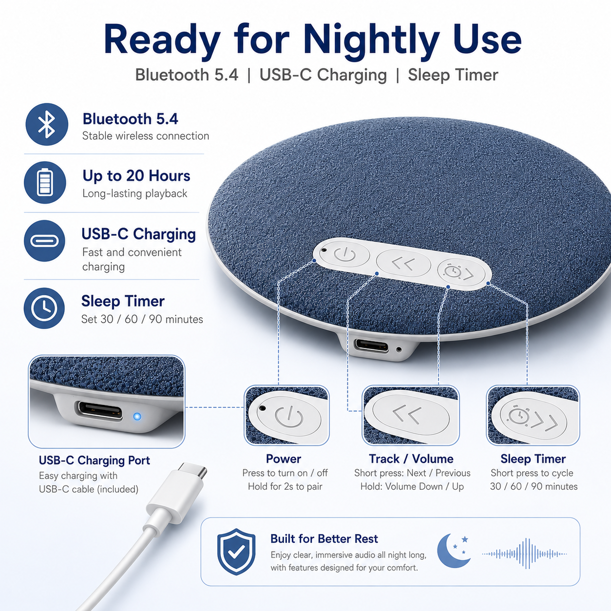 Pillow Bluetooth Speaker