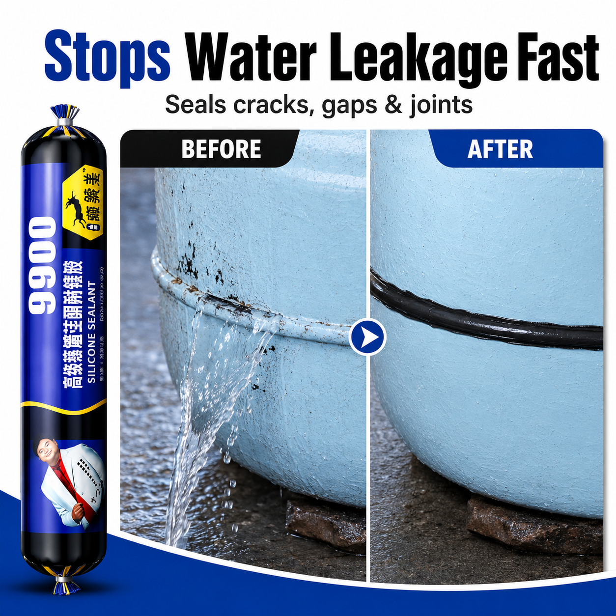 Waterproof Silicone Sealant 750ML