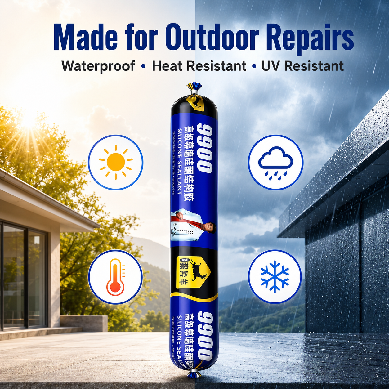 Waterproof Silicone Sealant 750ML