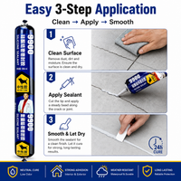 Waterproof Silicone Sealant 750ML