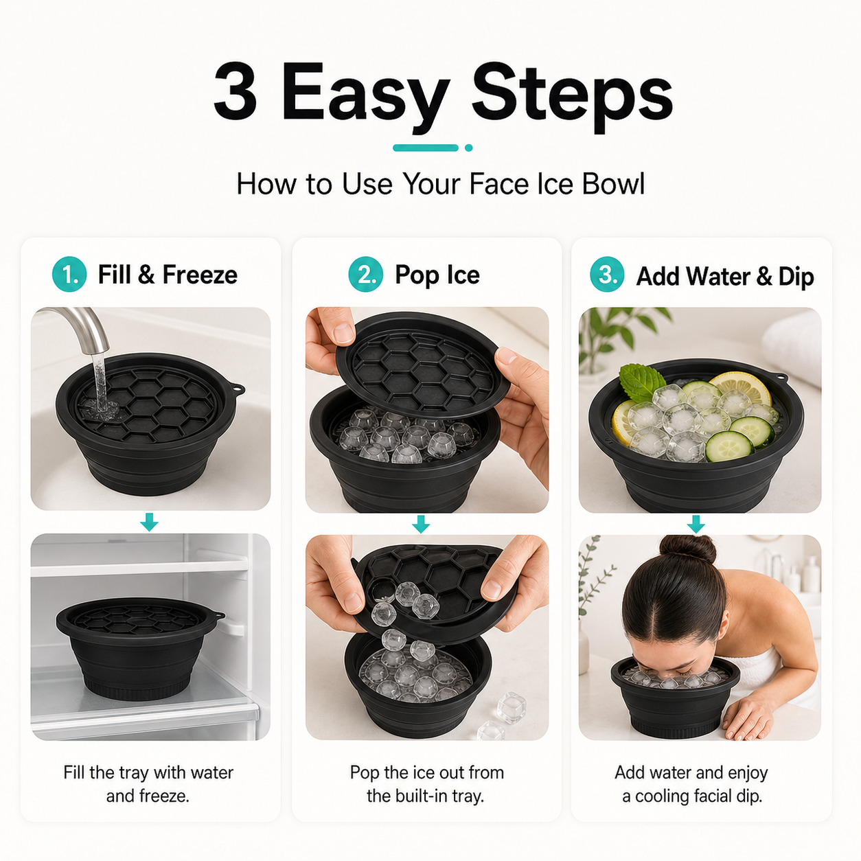 Silicone Face Ice Bowl