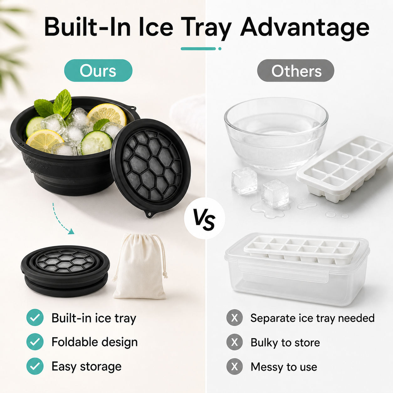 Silicone Face Ice Bowl