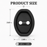 4 PCS Car Door Latch Protector