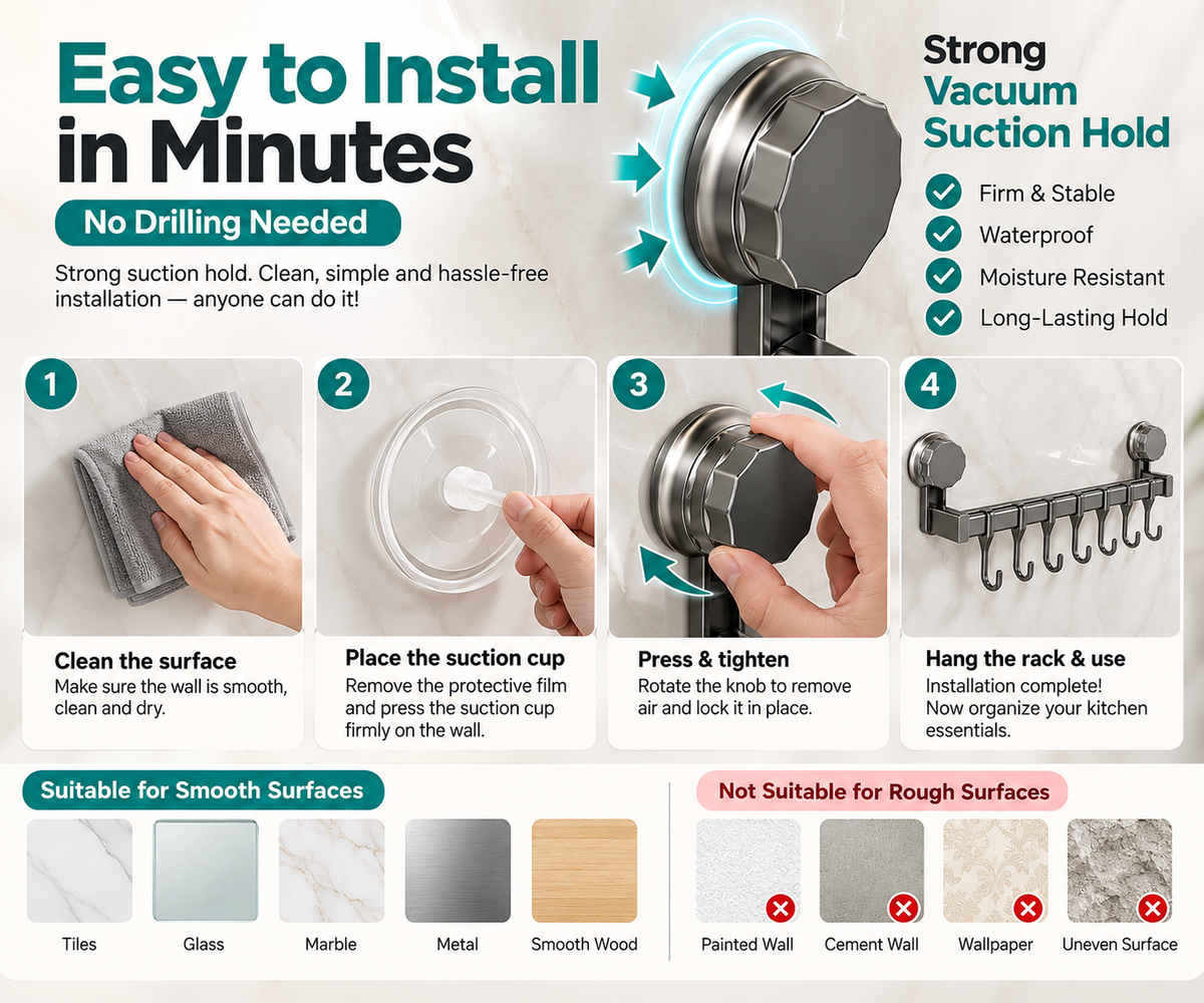 SmartWall Kitchen Rack
