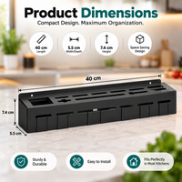 ClutterFree Kitchen Rack